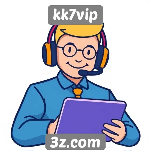 Recursos de suporte ao cliente no site kk7vip